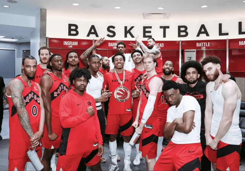 九游娱乐-猛龙队记：首轮避开尼克斯打骑士，猛龙更衣室传来欢呼声